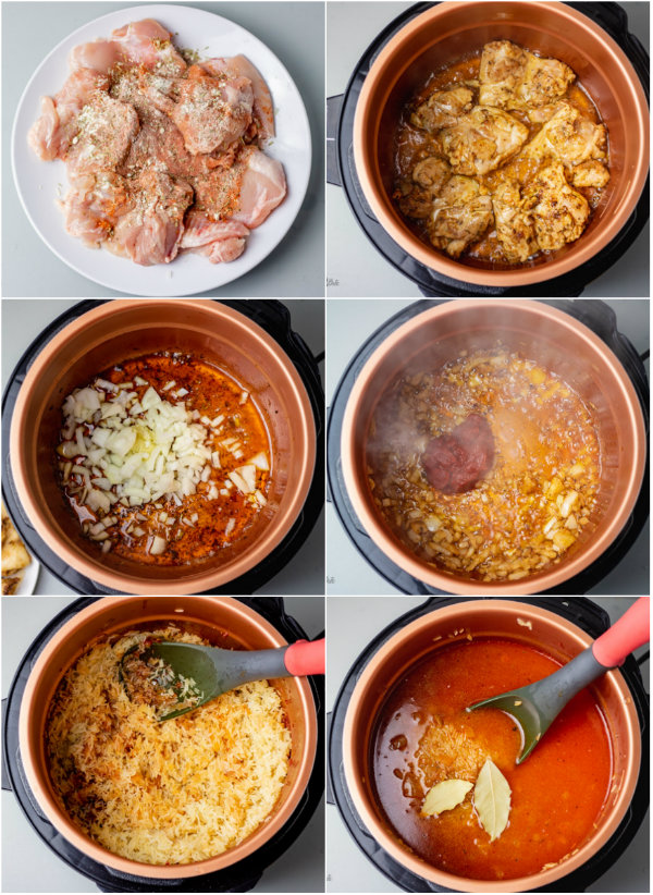 Pressure cooker Chicken and Rice Recipe - 9
