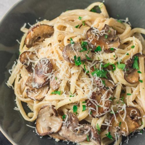 Creamy Mushroom Pasta Recipe - The Dinner Bite