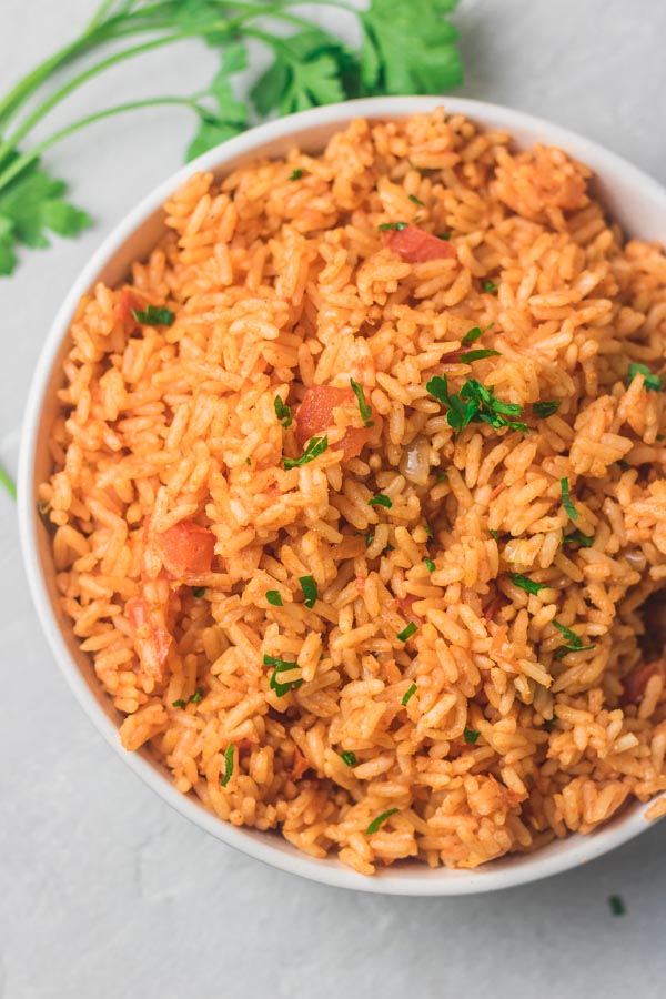 Instant Pot Mexican Rice (Arroz Rojo) - The Dinner Bite