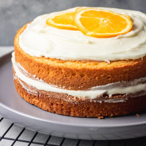Super Moist Orange Bundt Cake with Sugar Icing | Lucia Paula