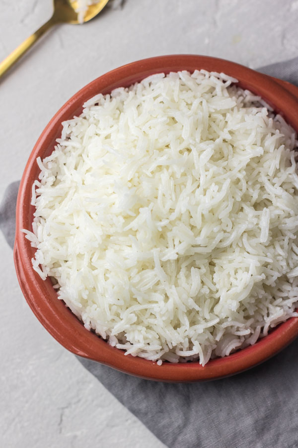 Failproof Instant Pot Basmati Rice Recipe - Simmer to Slimmer