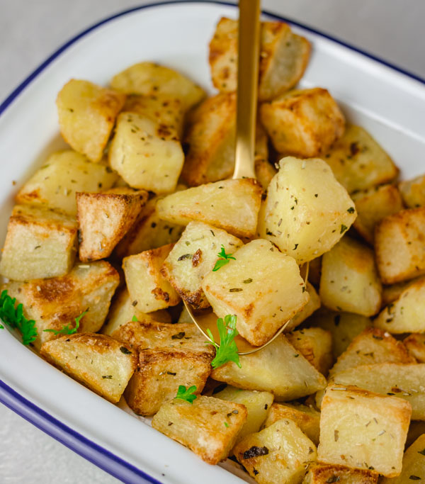cubed baked potatoes