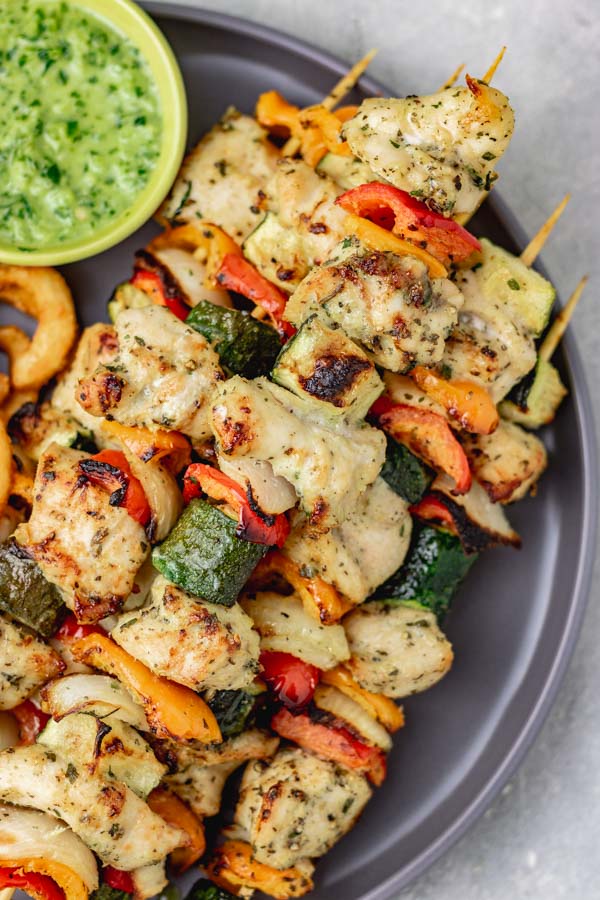 Grilled Chicken Skewers with Veggies - Fresh Off The Grid