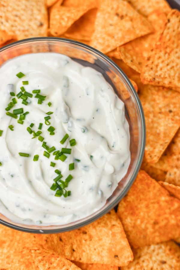 Sour Cream and Chive Dip - The Dinner Bite