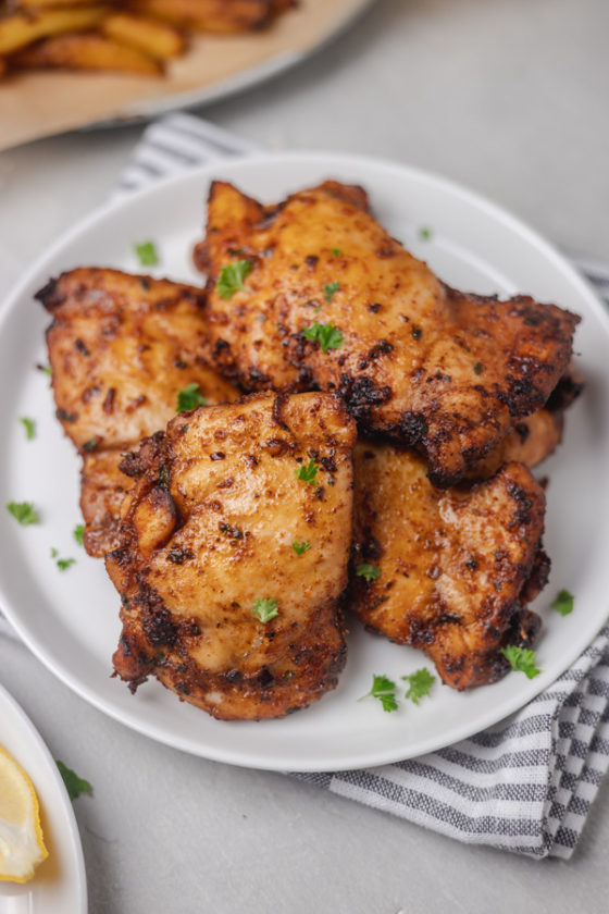 Air Fryer Boneless Chicken Thighs - The Dinner Bite