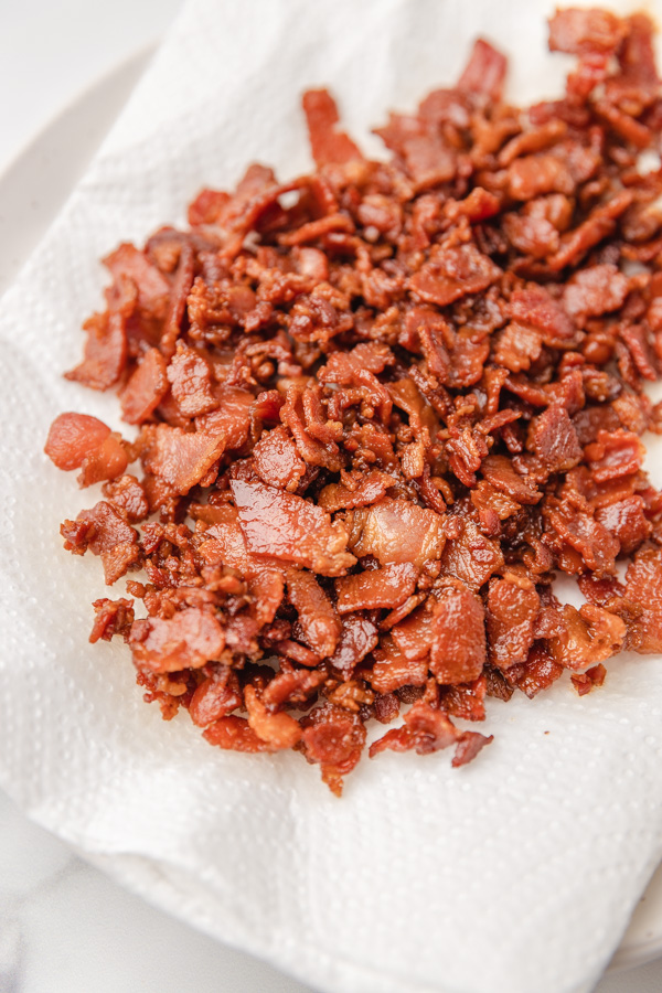 How To Make Bacon Bits  Bacon Crumbles  - 85