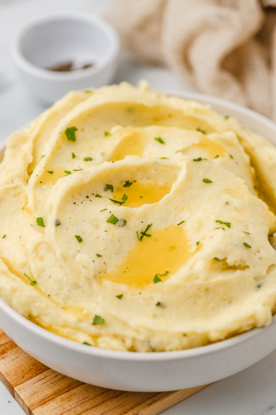 Boursin Mashed Potatoes - The Dinner Bite
