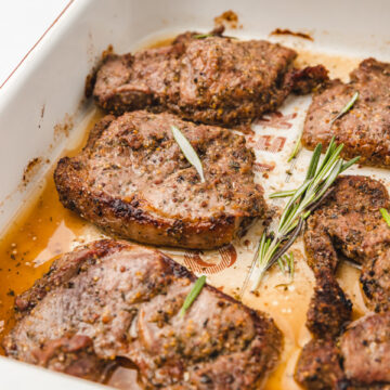 Baked Lamb Steaks - The Dinner Bite