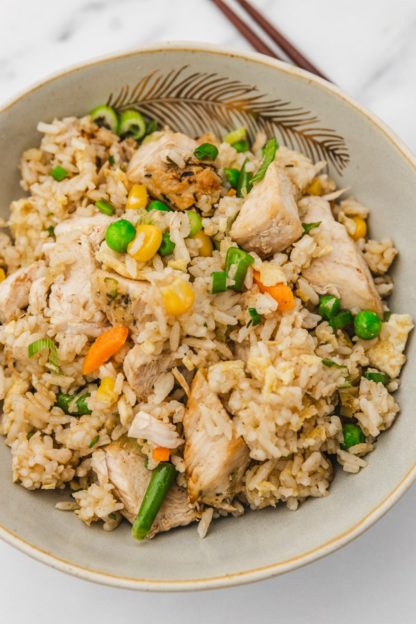 Leftover Turkey Fried Rice (One-Pan Recipe)